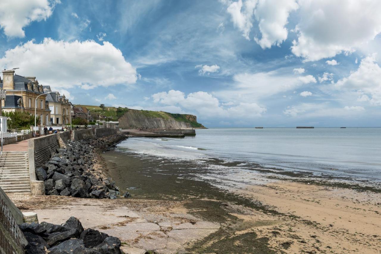 Appartement A 300M De La Plage - Exterieur Commun Asnelles Eksteriør billede
